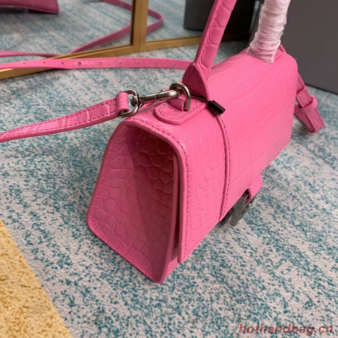 Balenciaga Hourglass XS Top Handle Bag 28331S pink Balenciaga Hourglass XS Top Handle Bag 28331S pink