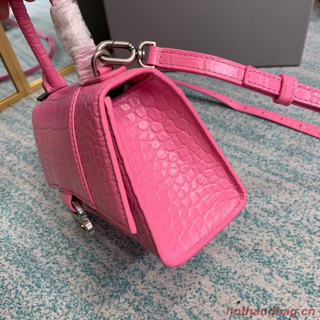 Balenciaga Hourglass XS Top Handle Bag 28331S pink Balenciaga Hourglass XS Top Handle Bag 28331S pink