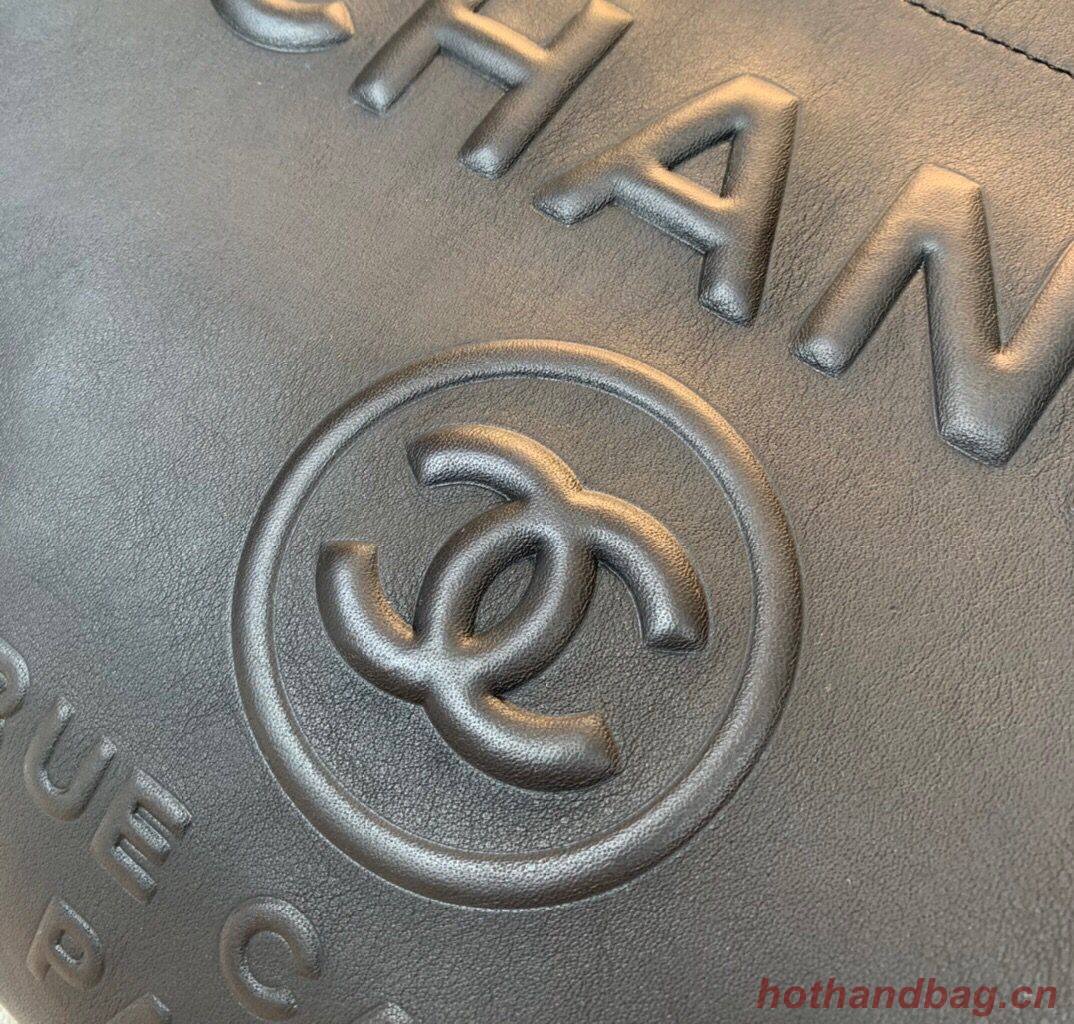 Chanel Original Leather Shopping Bag A66945 Black Chanel Original Leather Shopping Bag A66945 Black