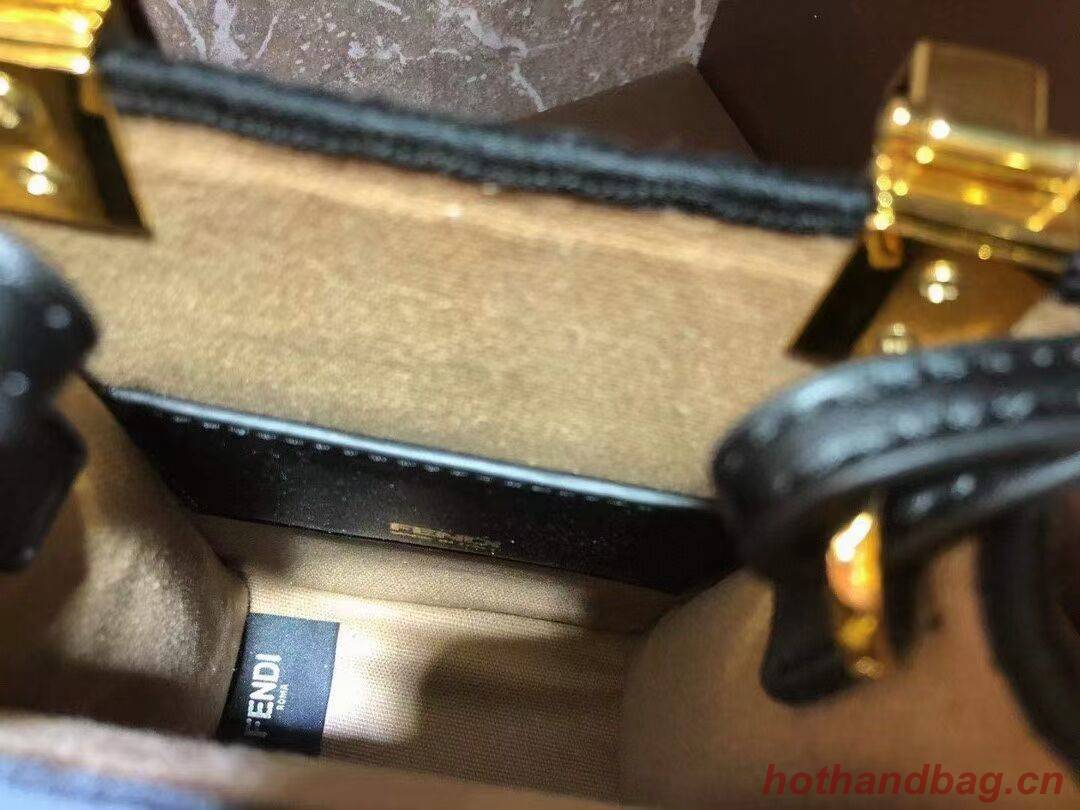 FENDI MINI SUNSHINE SHOPPER Braided straw mini-bag 8BS051 apricot FENDI MINI SUNSHINE SHOPPER Braided straw mini-bag 8BS051 apricot