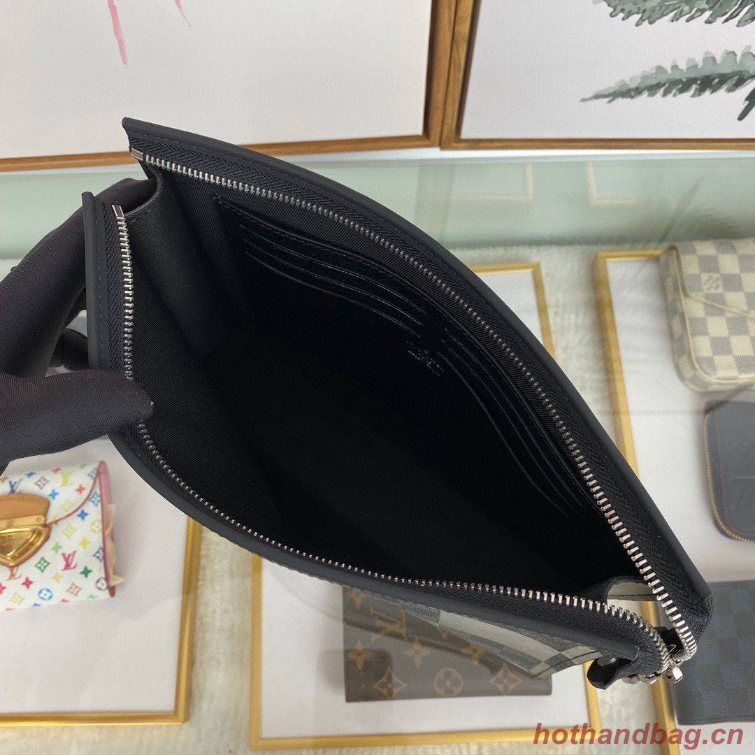 Louis Vuitton Damier Graphite Giant POCHETTE VOYAGE N60412 Black&White Louis Vuitton Damier Graphite Giant POCHETTE VOYAGE N60412 Black&White