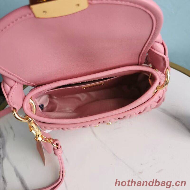miu miu Matelasse Nappa Leather Shoulder Bag 5BD188 pink miu miu Matelasse Nappa Leather Shoulder Bag 5BD188 pink