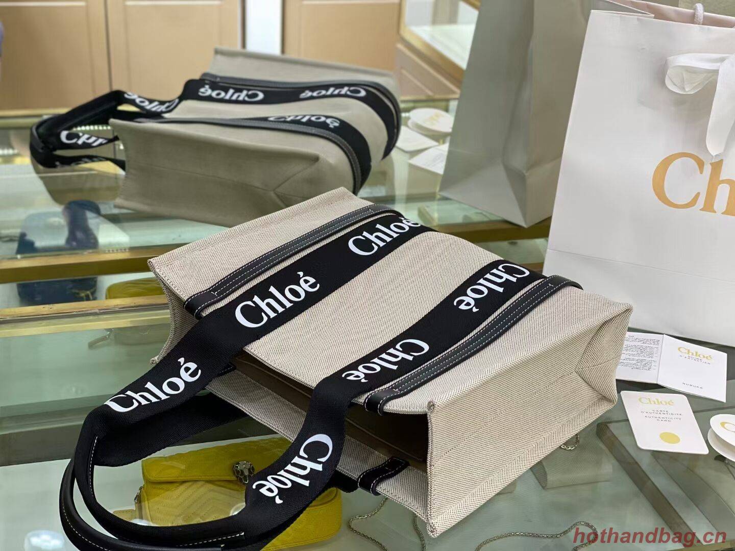 Chloe Cloth & leather 6C026 black Chloe Cloth & leather 6C026 black