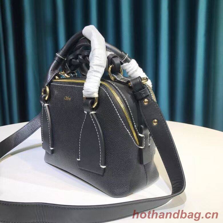Chloe Original Calfskin Leather Bag 6C081 black Chloe Original Calfskin Leather Bag 6C081 black