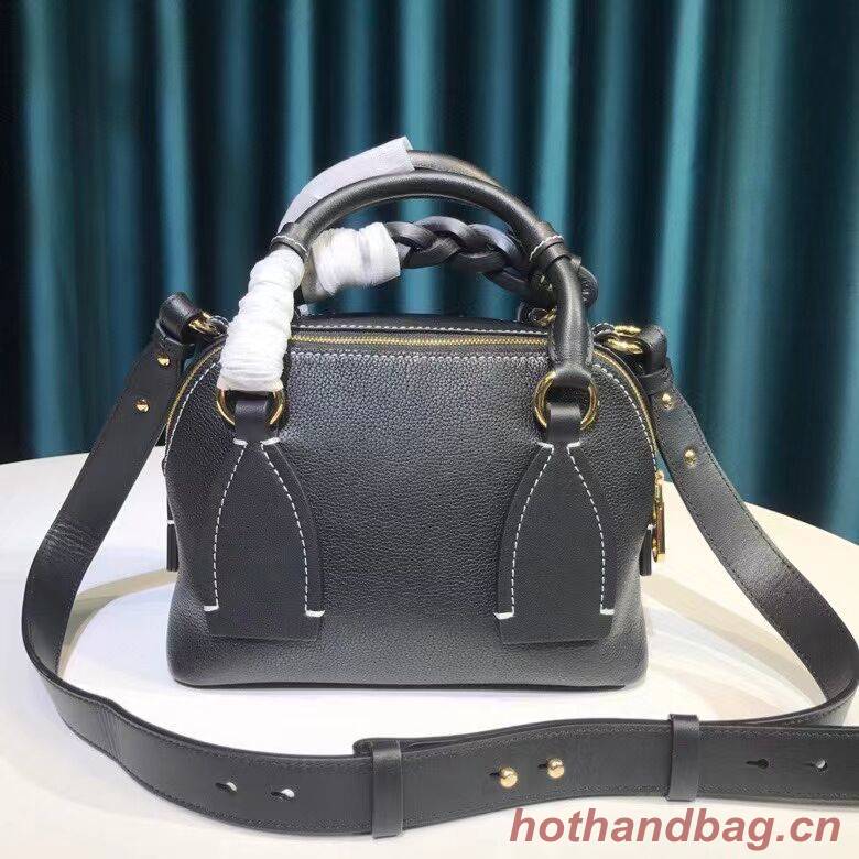 Chloe Original Calfskin Leather Bag 6C081 black Chloe Original Calfskin Leather Bag 6C081 black