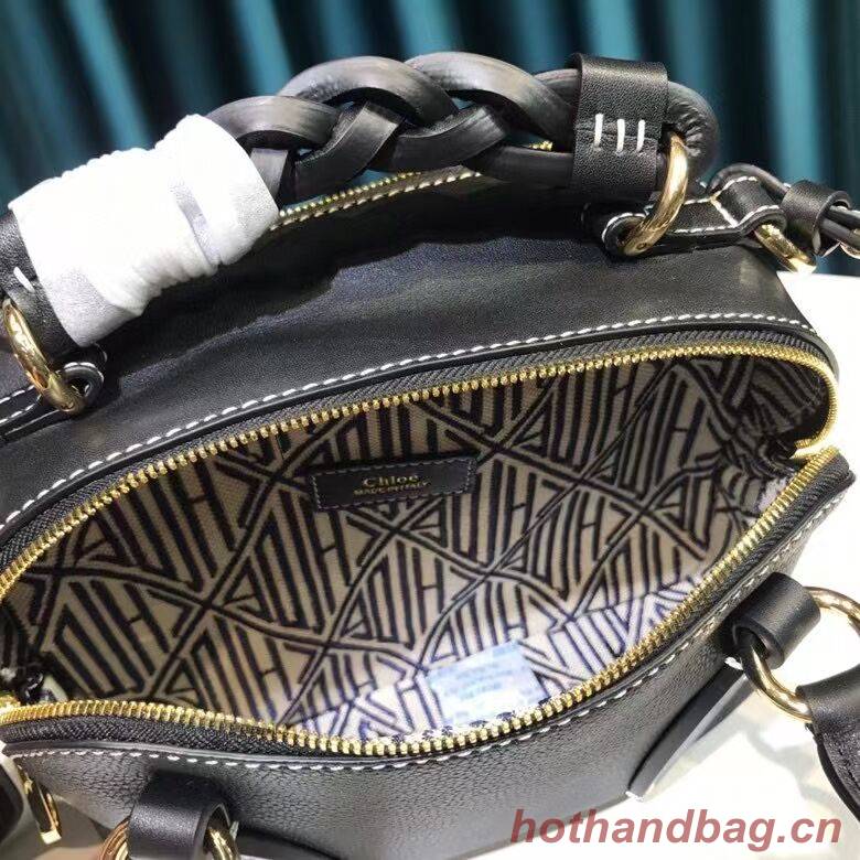 Chloe Original Calfskin Leather Bag 6C081 black Chloe Original Calfskin Leather Bag 6C081 black
