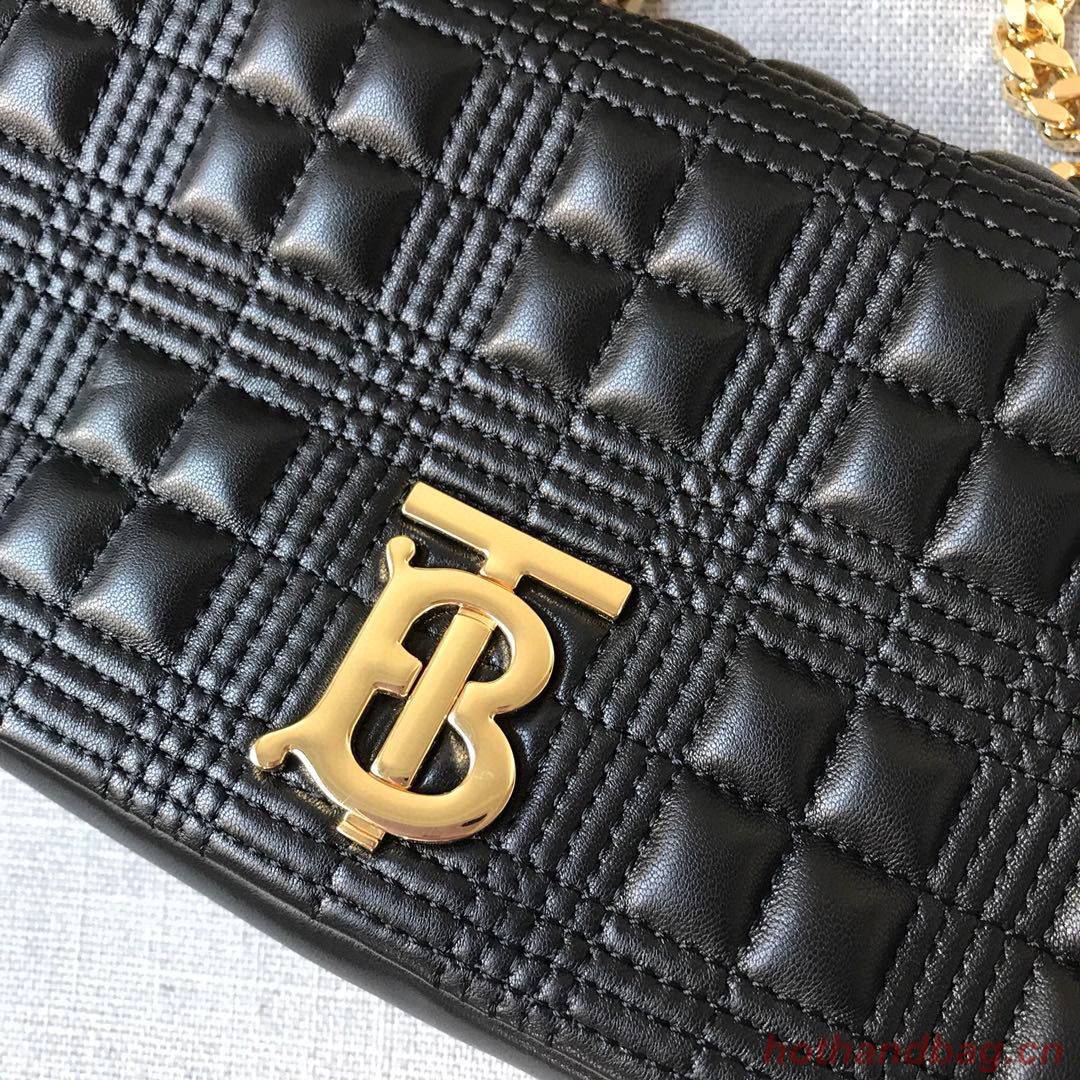 BurBerry Leather Shoulder Bag 7462 Black BurBerry Leather Shoulder Bag 7462 Black