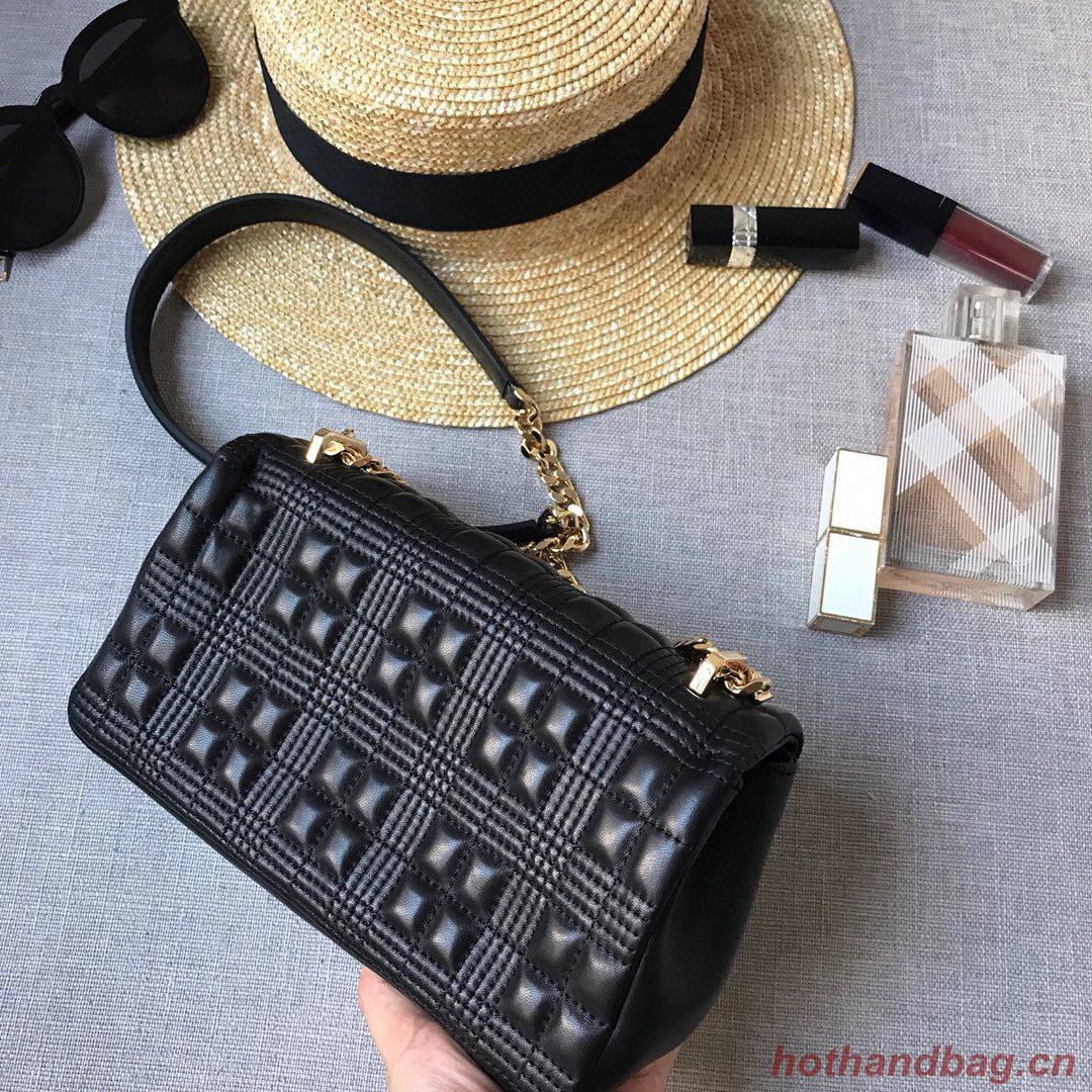 BurBerry Leather Shoulder Bag 7462 Black BurBerry Leather Shoulder Bag 7462 Black