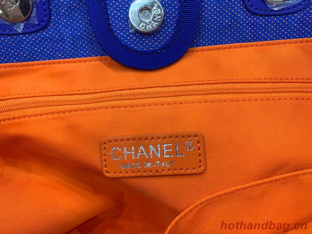 Chanel Original Medium Shopping Bag 67001 Blue Chanel Original Medium Shopping Bag 67001 Blue