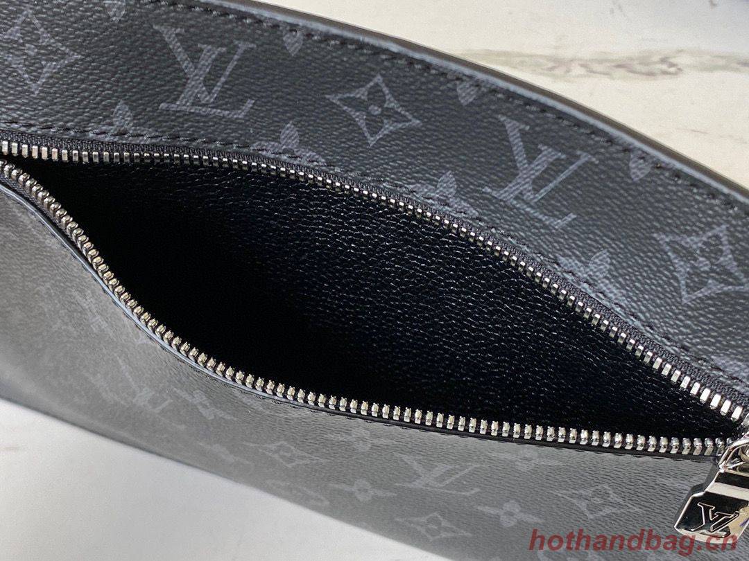 Louis Vuitton Cabas Voyage Taurillon Leather Bag M52817 Black Louis Vuitton Cabas Voyage Taurillon Leather Bag M52817 Black