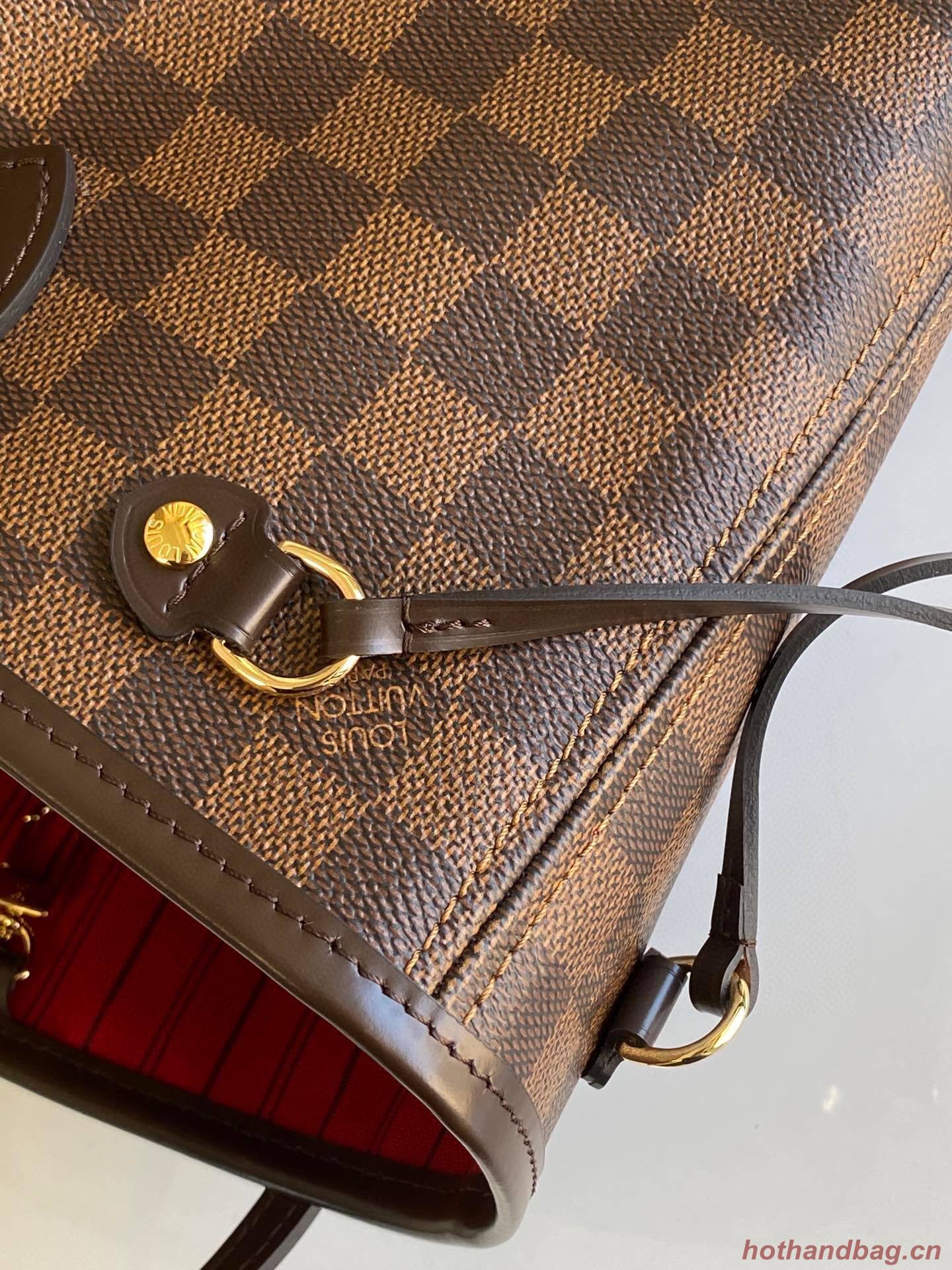 Louis Vuitton Damier Ebene Canvas Neverfull Small N41359 Louis Vuitton Damier Ebene Canvas Neverfull Small N41359