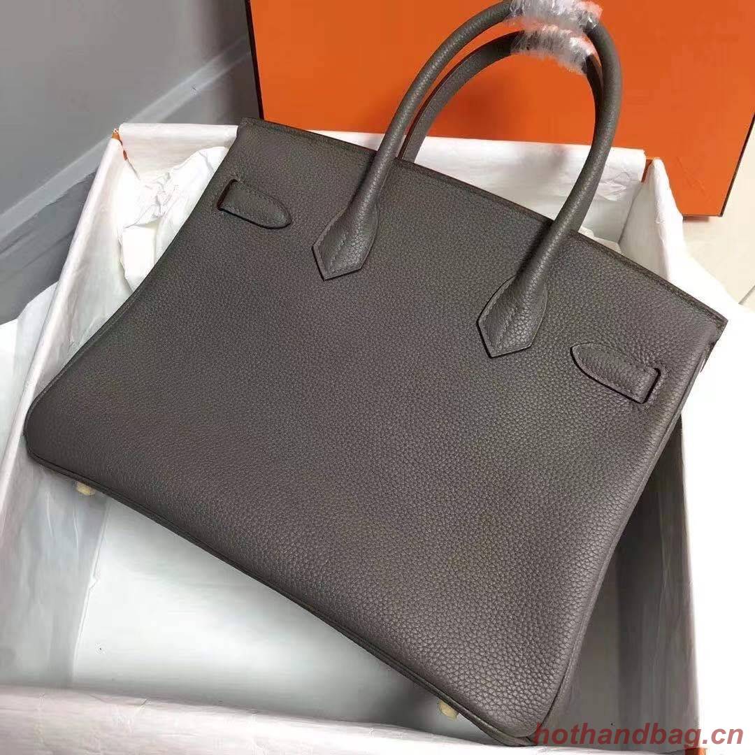 Hermes Birkin Bag Original Leather 35CM 17825 Tinware Grey Hermes Birkin Bag Original Leather 35CM 17825 Tinware Grey