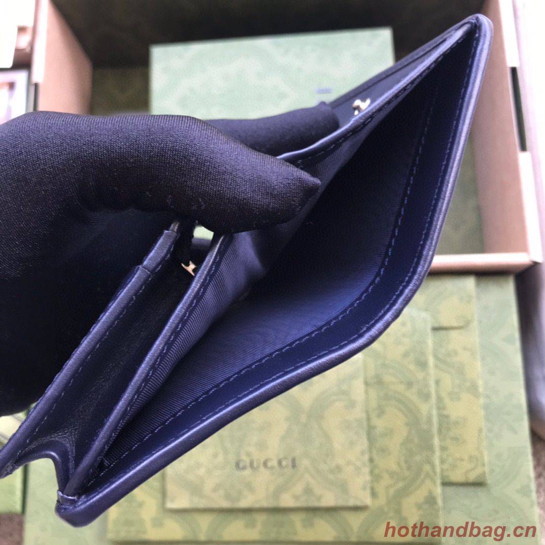 Gucci GG Marmont card case canvas 466492 Pink Gucci GG Marmont card case canvas 466492 Pink