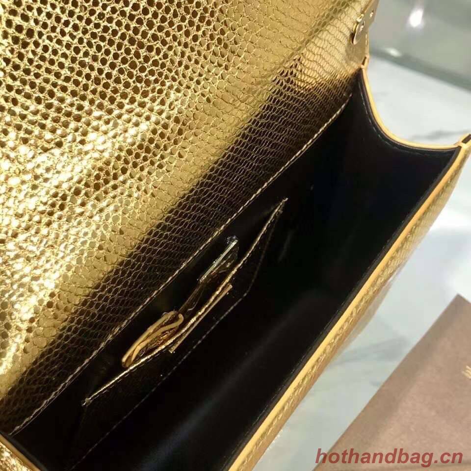 Bvlgari Serpenti Forever leather small crossbody bag B210544 gold Bvlgari Serpenti Forever leather small crossbody bag B210544 gold