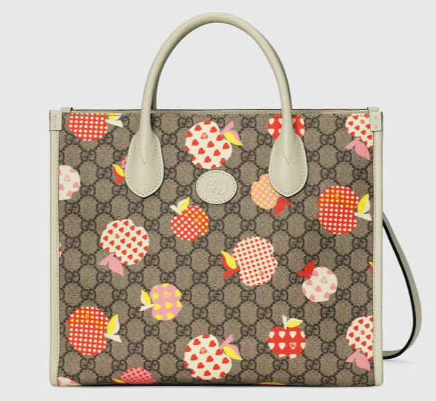 Gucci Les Pommes small tote 659983 white Gucci Les Pommes small tote 659983 white