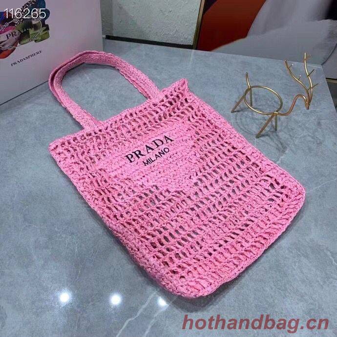 Prada Raffia tote bag 1BG393 pink Prada Raffia tote bag 1BG393 pink