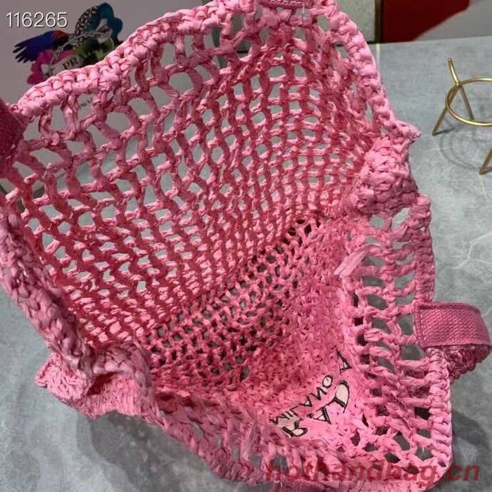 Prada Raffia tote bag 1BG393 pink Prada Raffia tote bag 1BG393 pink