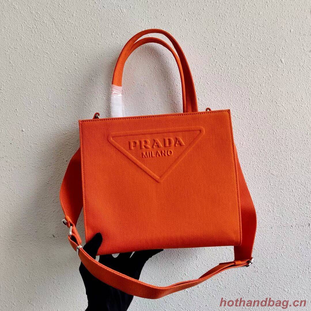 Prada Drill tote bag 1BG382 orange Prada Drill tote bag 1BG382 orange