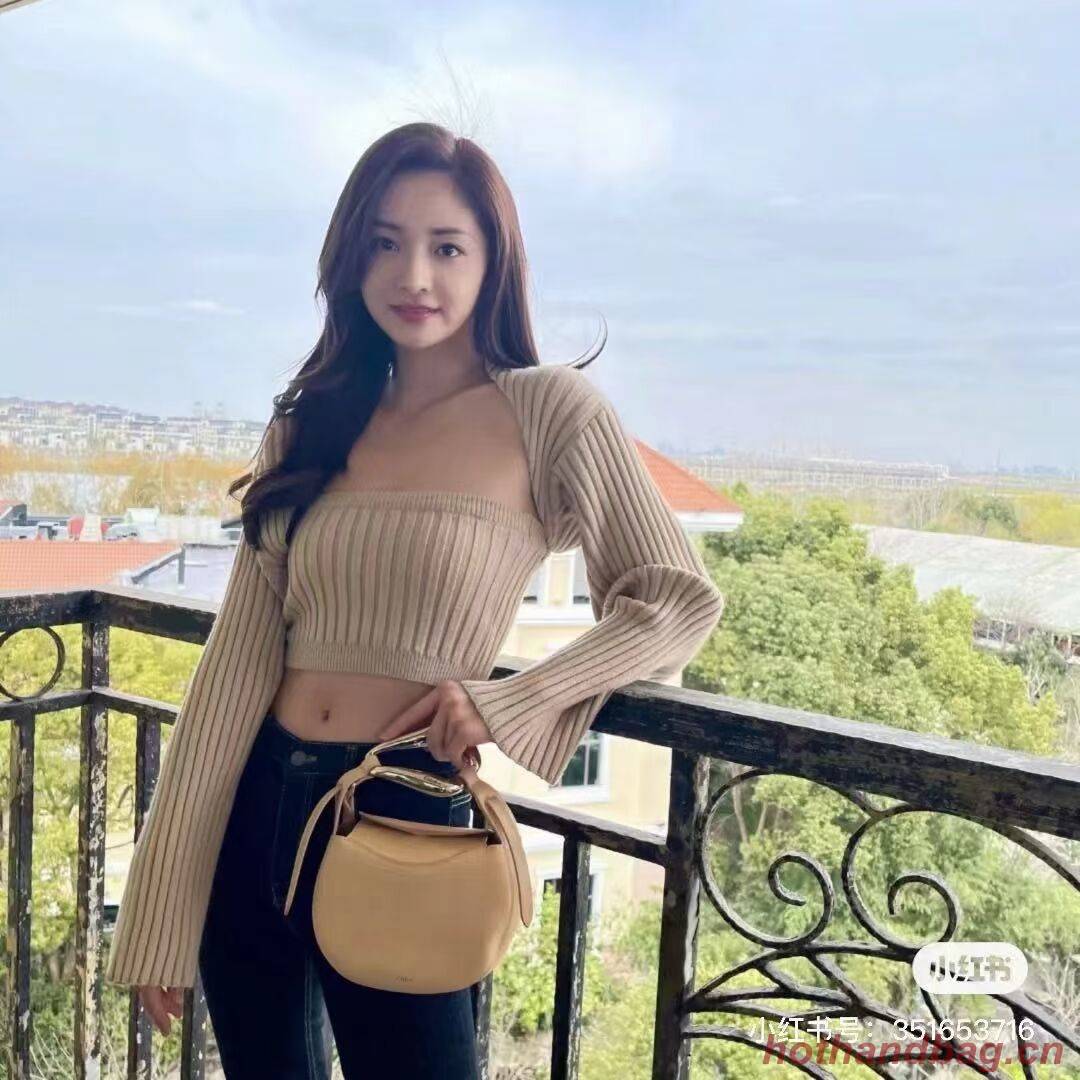 Chloe Original Calfskin Leather Bag 3S1350 Apricot Chloe Original Calfskin Leather Bag 3S1350 Apricot