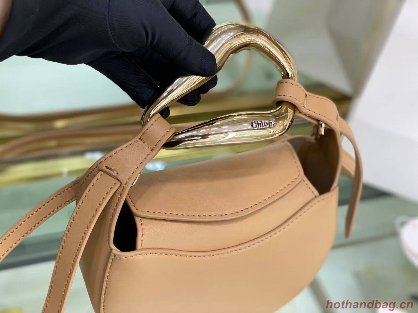 Chloe Original Calfskin Leather Bag 3S1350 Apricot Chloe Original Calfskin Leather Bag 3S1350 Apricot