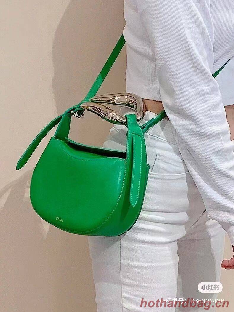 Chloe Original Calfskin Leather Bag 3S1350 green