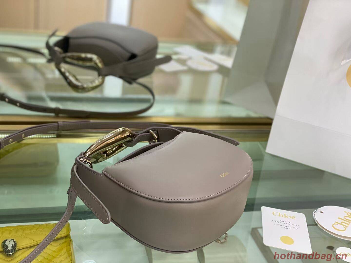 Chloe Original Calfskin Leather Bag 3S1350 grey Chloe Original Calfskin Leather Bag 3S1350 grey