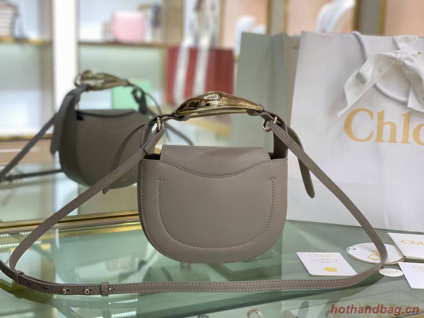 Chloe Original Calfskin Leather Bag 3S1350 grey Chloe Original Calfskin Leather Bag 3S1350 grey