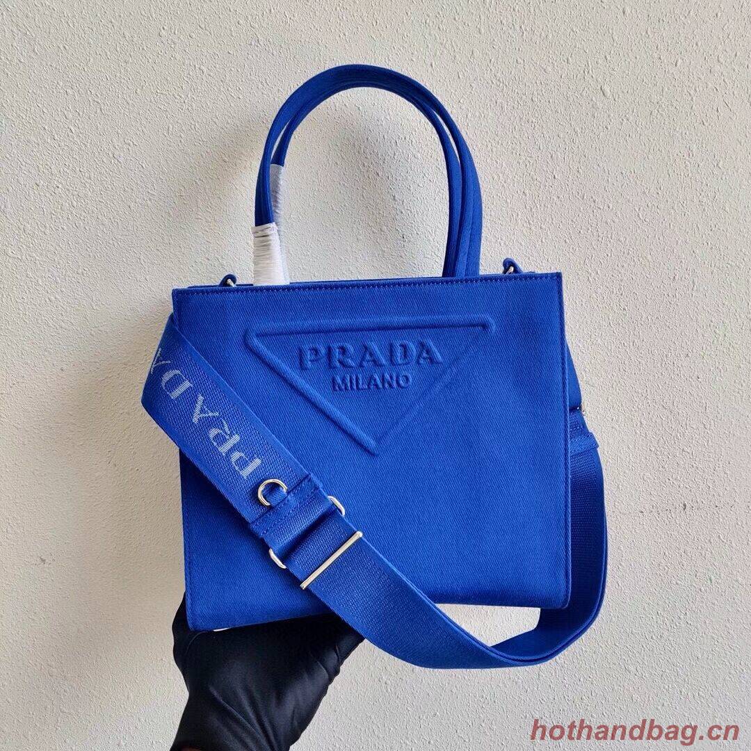 Prada Drill tote bag 1BG382 blue Prada Drill tote bag 1BG382 blue