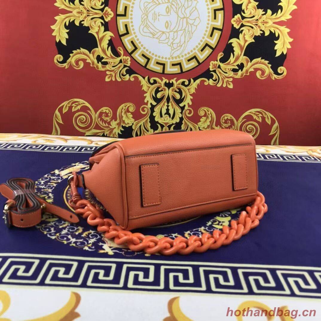 Versace Original Calfskin Leather Bag FS1040 orange Versace Original Calfskin Leather Bag FS1040 orange