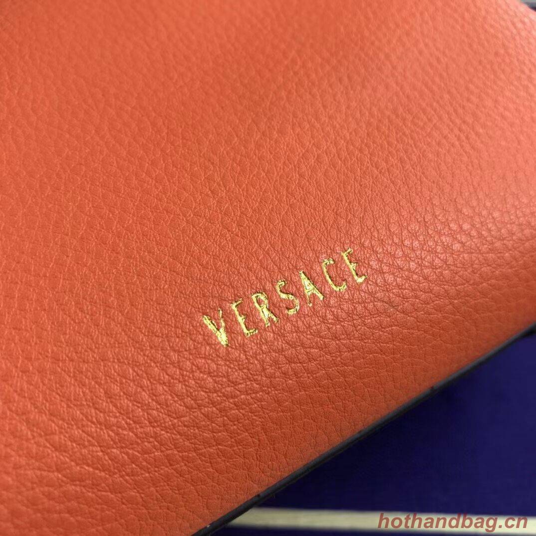 Versace Original Calfskin Leather Bag FS1040 orange Versace Original Calfskin Leather Bag FS1040 orange