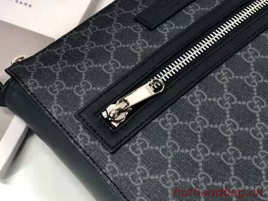 Gucci Canvas Messenger Bag 181065 black Gucci Canvas Messenger Bag 181065 black