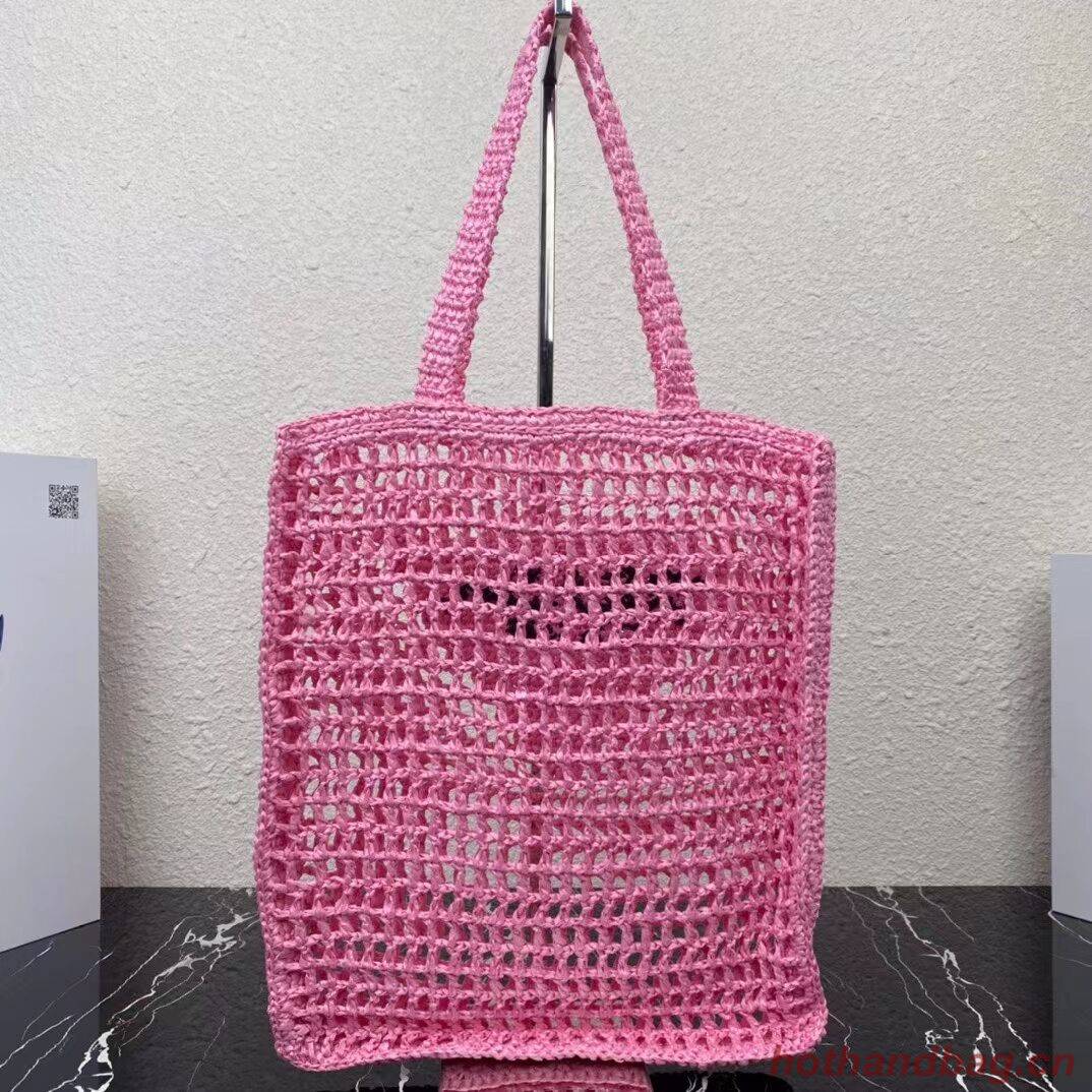 Prada Raffia tote bag 1BG393 pink Prada Raffia tote bag 1BG393 pink
