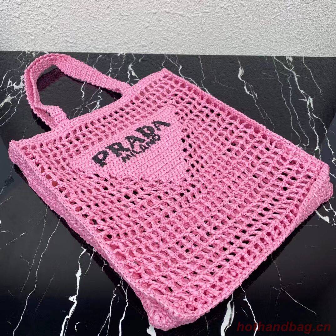 Prada Raffia tote bag 1BG393 pink Prada Raffia tote bag 1BG393 pink