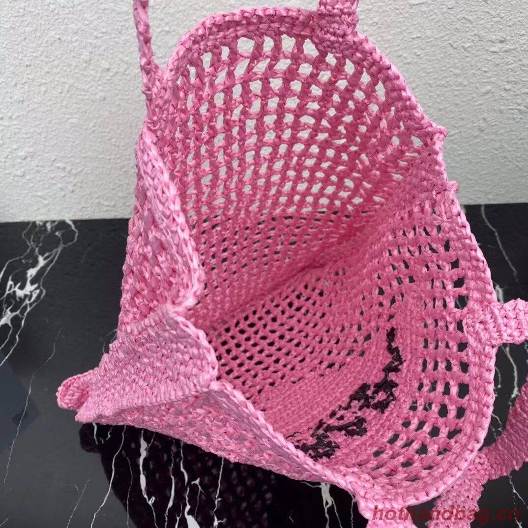Prada Raffia tote bag 1BG393 pink Prada Raffia tote bag 1BG393 pink