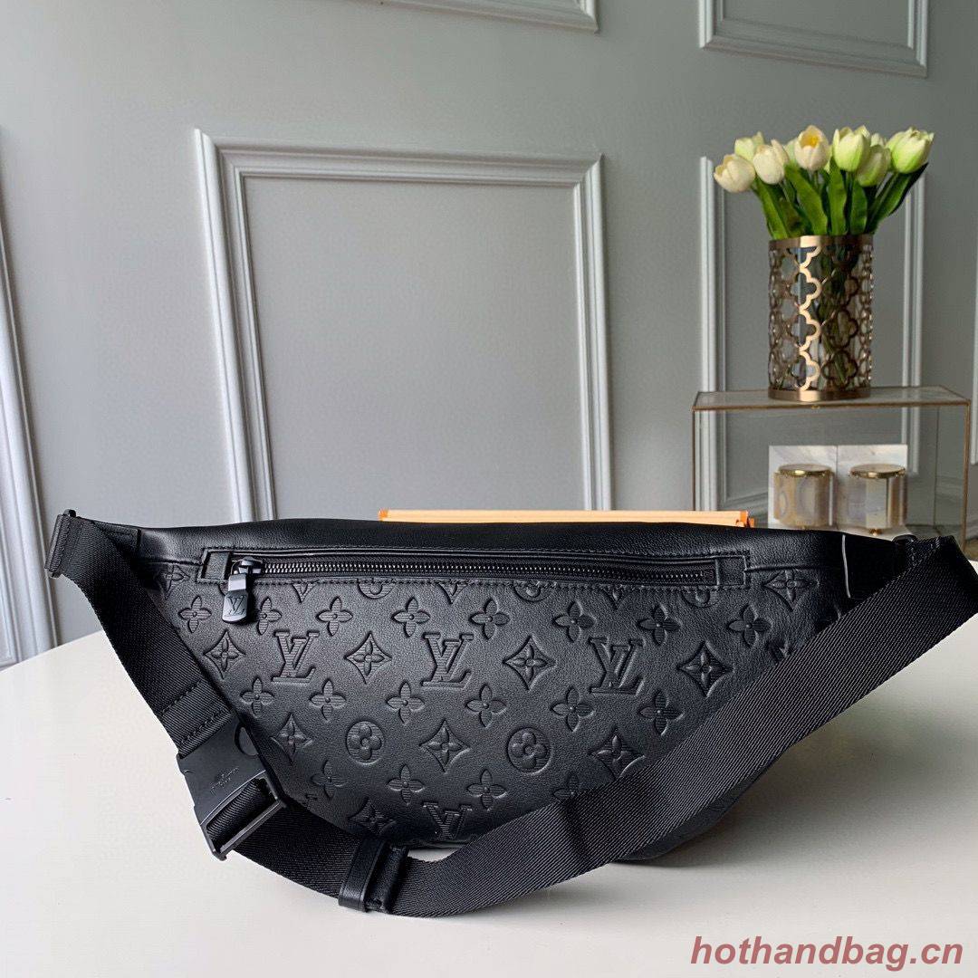 Louis Vuitton Monogram Canvas Original Leather Bumbag Beltbag M44388 Black Louis Vuitton Monogram Canvas Original Leather Bumbag Beltbag M44388 Black