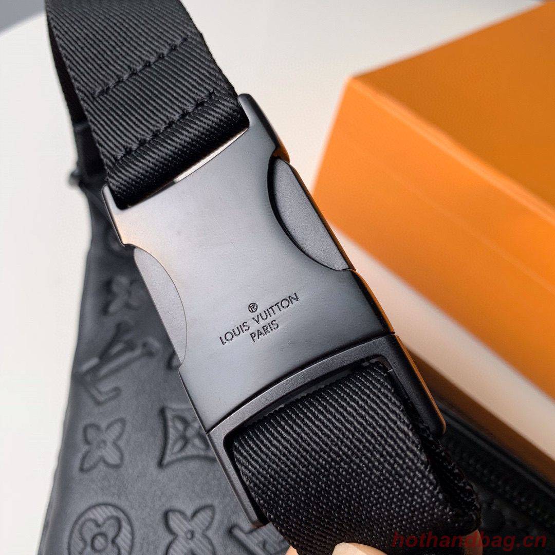 Louis Vuitton Monogram Canvas Original Leather Bumbag Beltbag M44388 Black Louis Vuitton Monogram Canvas Original Leather Bumbag Beltbag M44388 Black