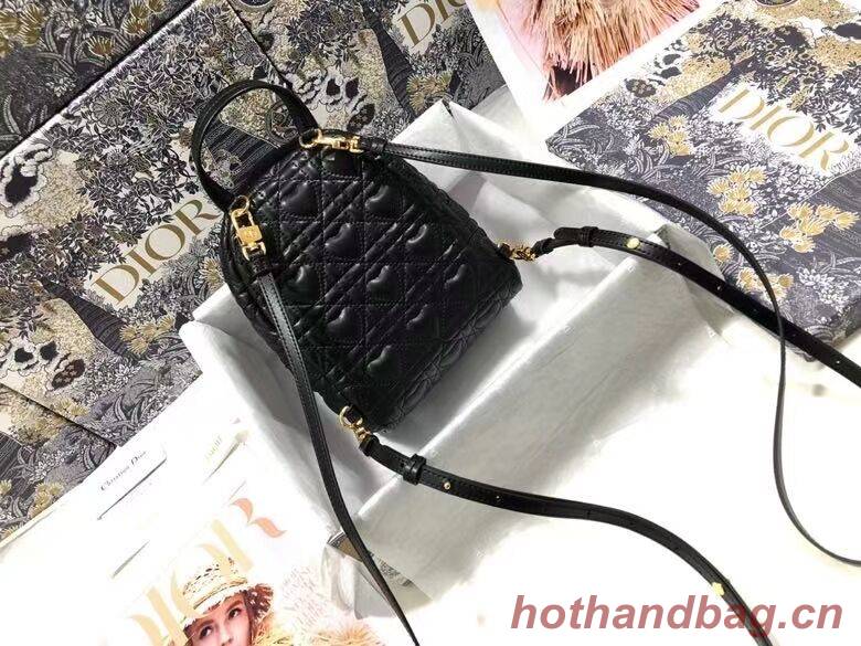 MINI DIOR BACKPACK Cannage Lambskin M9222 black MINI DIOR BACKPACK Cannage Lambskin M9222 black
