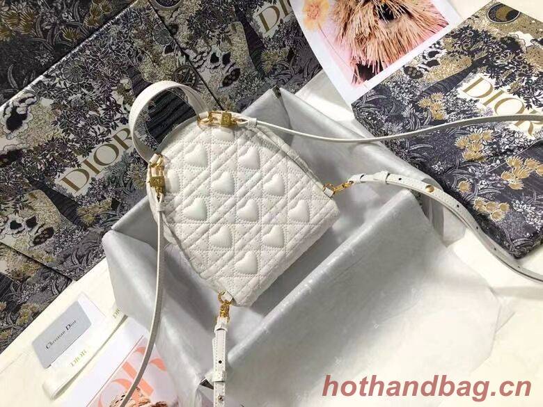 MINI DIOR BACKPACK Cannage Lambskin M9222 white MINI DIOR BACKPACK Cannage Lambskin M9222 white