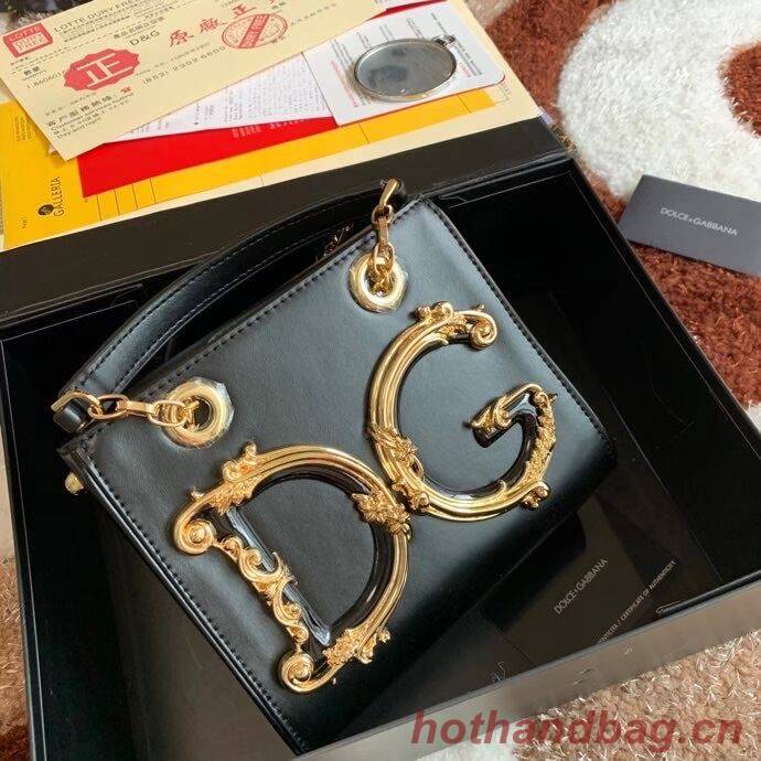 Dolce & Gabbana Origianl Leather Shoulder Bag 5158 black Dolce & Gabbana Origianl Leather Shoulder Bag 5158 black