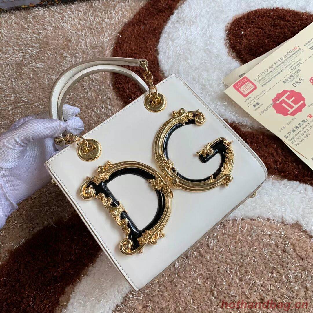 Dolce & Gabbana Origianl Leather Shoulder Bag 5158 white Dolce & Gabbana Origianl Leather Shoulder Bag 5158 white