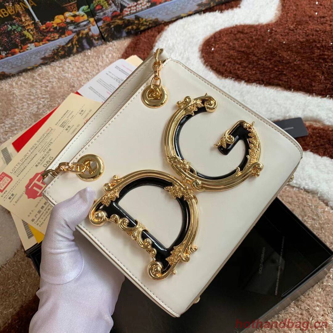 Dolce & Gabbana Origianl Leather Shoulder Bag 5158 white Dolce & Gabbana Origianl Leather Shoulder Bag 5158 white