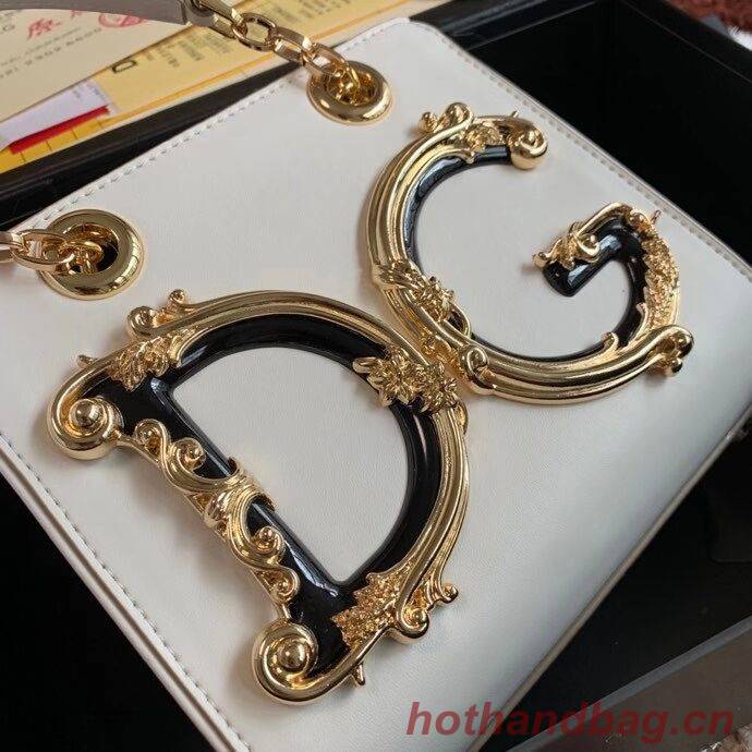 Dolce & Gabbana Origianl Leather Shoulder Bag 5158 white Dolce & Gabbana Origianl Leather Shoulder Bag 5158 white