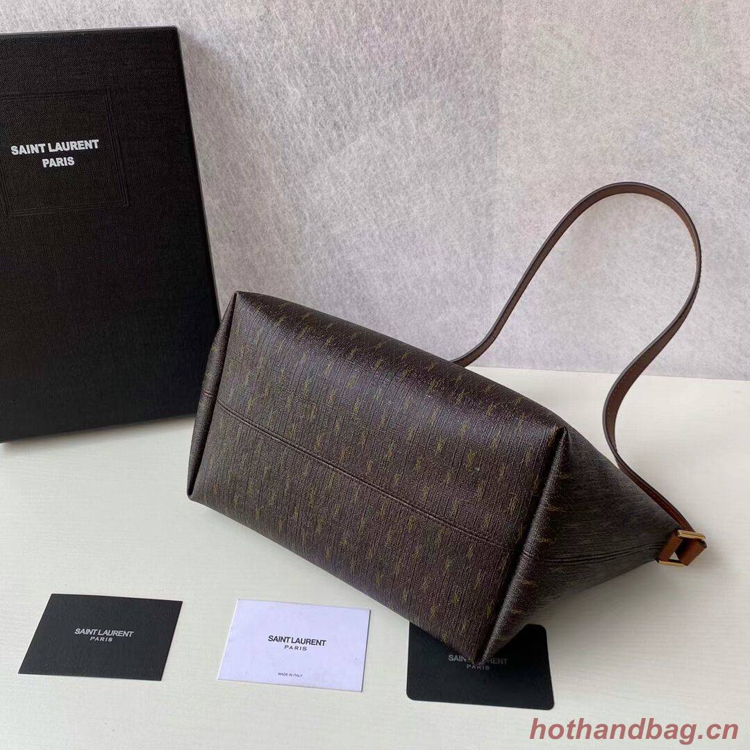 Yves Saint Laurent Canvas Shoulder Bag Y687490 brown Yves Saint Laurent Canvas Shoulder Bag Y687490 brown