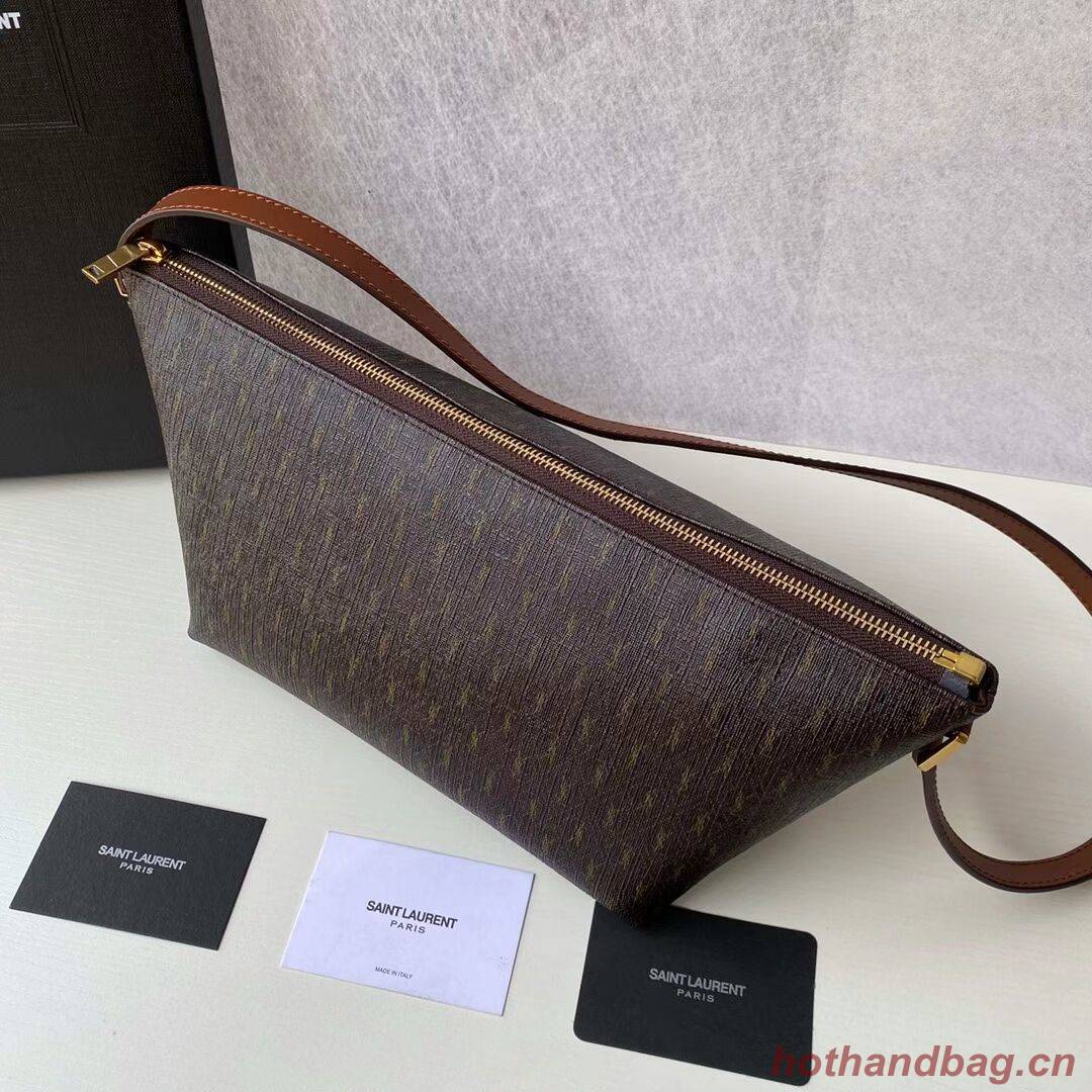 Yves Saint Laurent Canvas Shoulder Bag Y687490 brown Yves Saint Laurent Canvas Shoulder Bag Y687490 brown