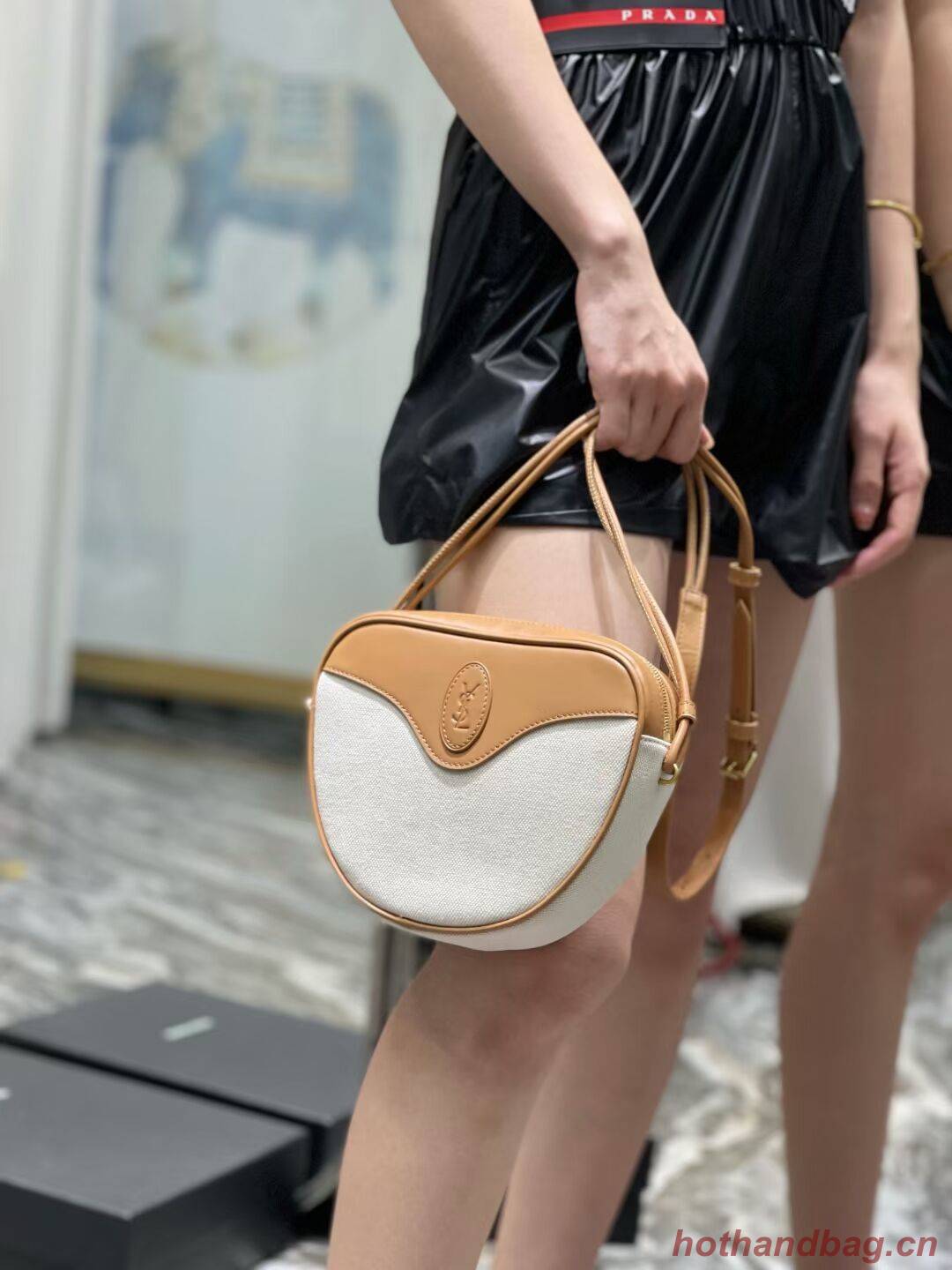 Yves Saint Laurent Canvas cross-body bag Y685260 Beige Yves Saint Laurent Canvas cross-body bag Y685260 Beige