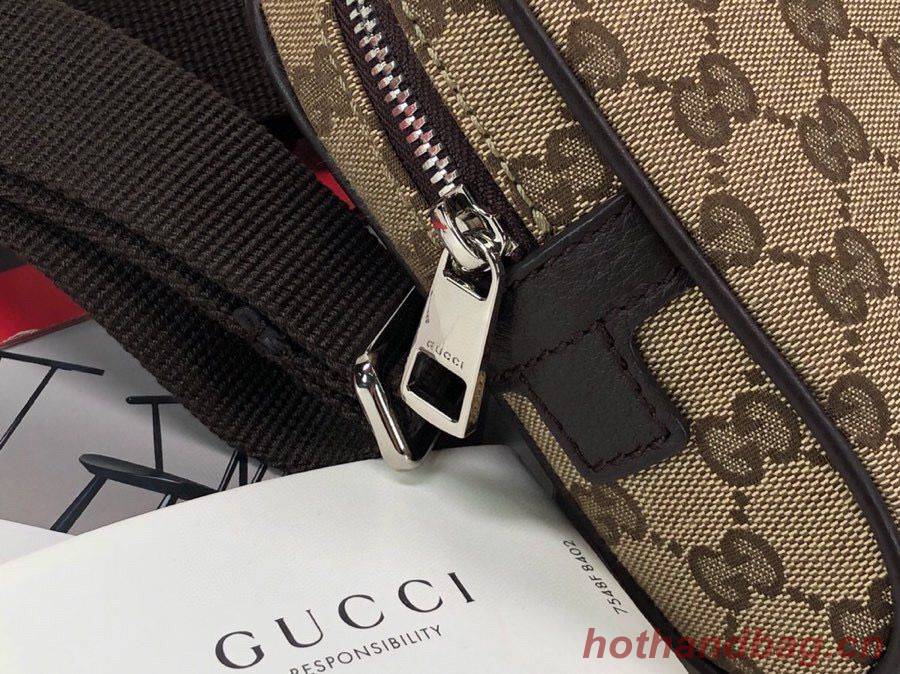 Gucci GG Original GG Leather belt bag 449174 Brown Gucci GG Original GG Leather belt bag 449174 Brown