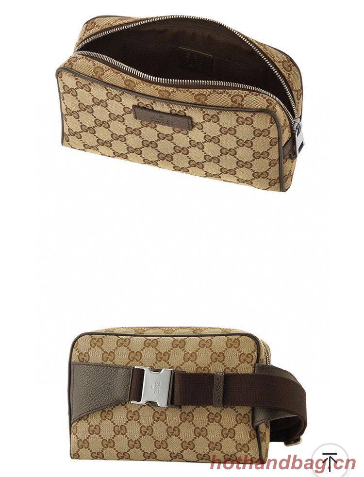 Gucci GG Original GG Leather belt bag 449174 Brown Gucci GG Original GG Leather belt bag 449174 Brown