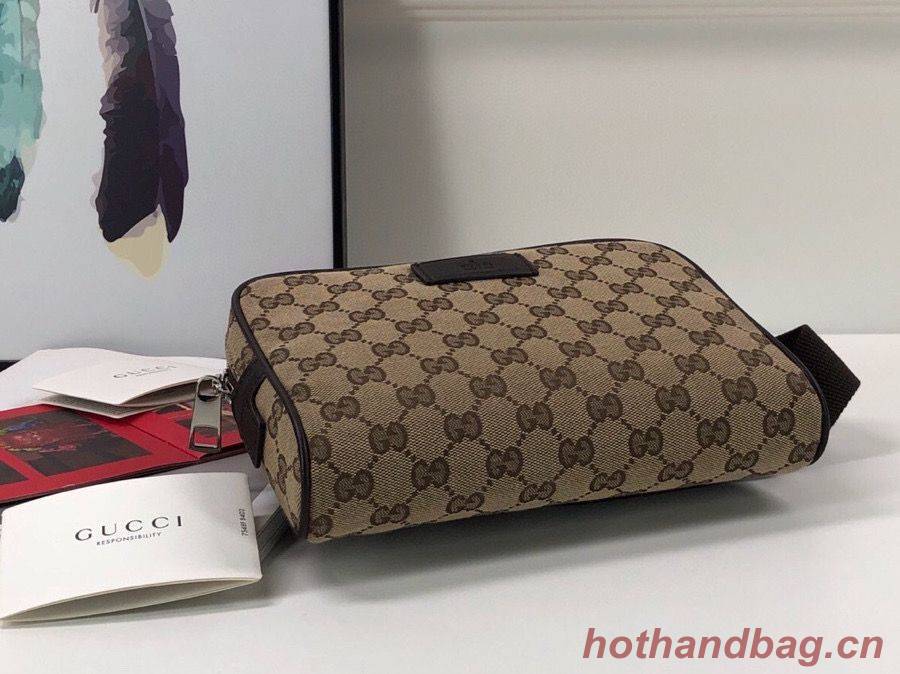 Gucci GG Original GG Leather belt bag 449174 Brown Gucci GG Original GG Leather belt bag 449174 Brown