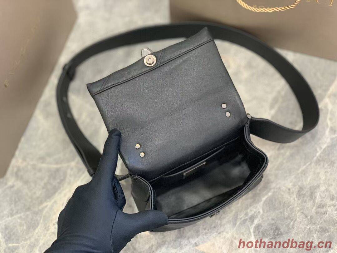 Bvlgari Serpenti Forever leather small crossbody bag B219068 black Bvlgari Serpenti Forever leather small crossbody bag B219068 black