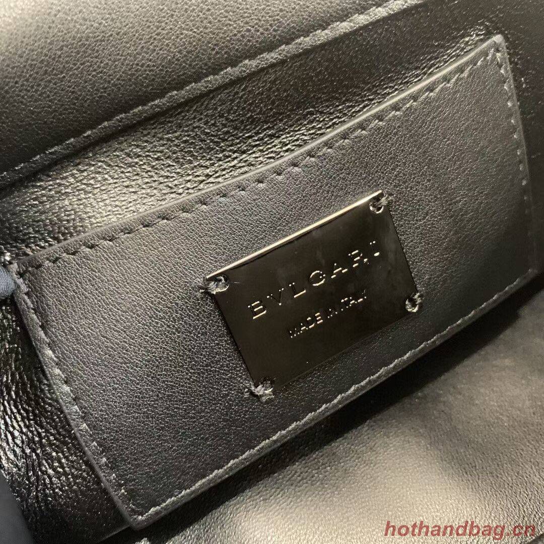 Bvlgari Serpenti Forever leather small crossbody bag B219068 black Bvlgari Serpenti Forever leather small crossbody bag B219068 black